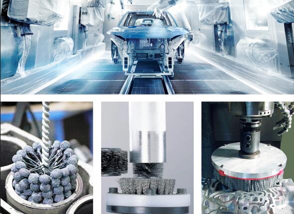 傲群傲群汽車零部件去毛刺圓盤拋光刷 傲群傲群汽車零部件去毛刺圓盤拋光刷